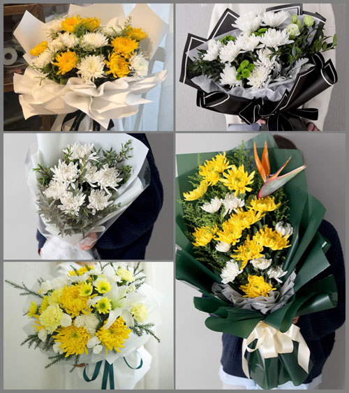 湖南株洲茶陵县严塘镇白事花束代送